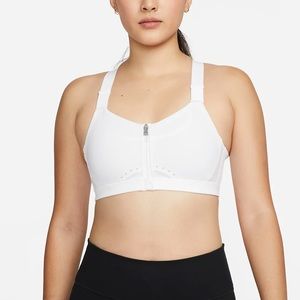 NWT Nike Alpha Women's High-Support Padded Zip-Front Sports Bra | Size: XS
